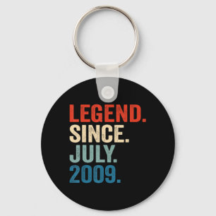 13 Jahre alte Geschenke Legend seit Juli 2009 13.  Schlüsselanhänger