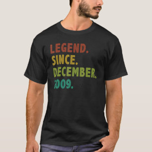 13 Jahre alte Legende Seit Dezember 2009 13. Gebur T-Shirt
