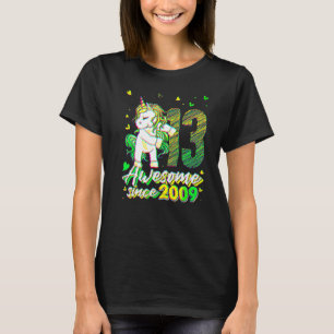 13 Jahre altes Einhorn, das 13. Geburtstag einfärb T-Shirt