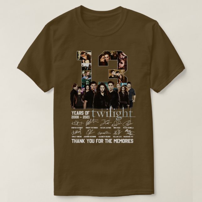 13 Jahre Signatur der Saga T-Shirt (Design vorne)