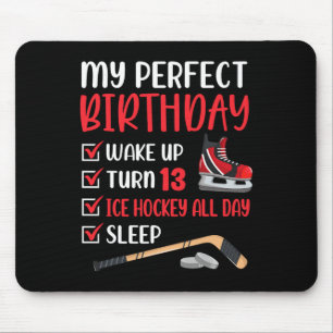 13-jährige Eishockey Geburtstagsparty 13. Boy Bda Mousepad