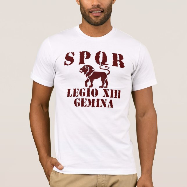 13 Julius Cäsars 13. "Gemina" Legion T-Shirt (Vorderseite)