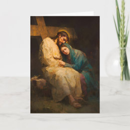 13. Kreuzwegstation - Jesus wird vom Kreuz abgenom Karte