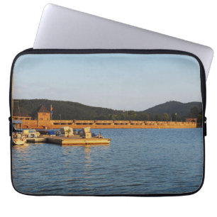 13" Laptoptasche Edersee Staumauer am Abend Laptopschutzhülle