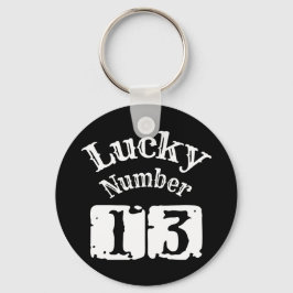 13 - Lucky Number 13 Luck Schlüsselanhänger