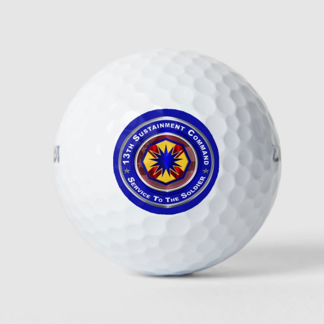 13. Nachhaltigkeitsbefehl Golfball (Vorderseite)