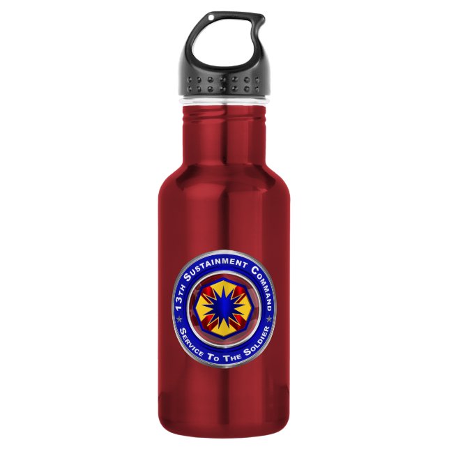 13. Nachschubkommando  Edelstahlflasche (Vorderseite)