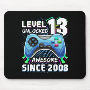 13 Phantastisches 2008 Videospiel 13. Geburtstag Mousepad