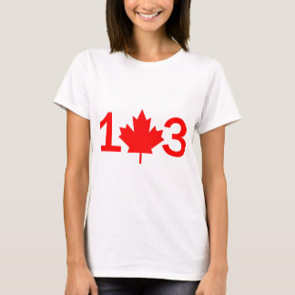 13 Provinzen und Territorien Kanadas T-Shirt