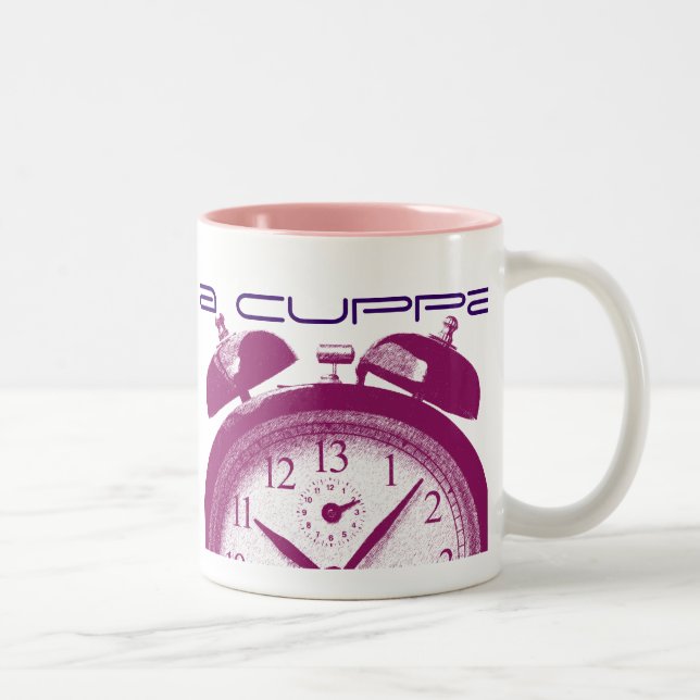 13 Stunden rot Zweifarbige Tasse (Rechts)