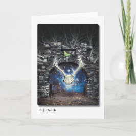 13 Tarot-Grußkarte für den Tod Karte