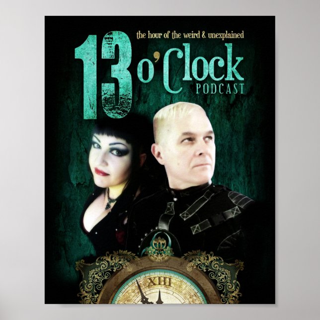 13 Uhr 8x10 kleines Poster (Vorne)