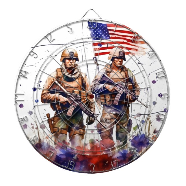 #13  Veteranen-Dart-Scheibe  Dartscheibe (vorne)