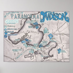13 x 10 Paranormales Madison Poster