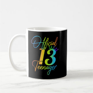 13 Years Old Ohrs 13 Offizial Teenager 13th Birth Kaffeetasse