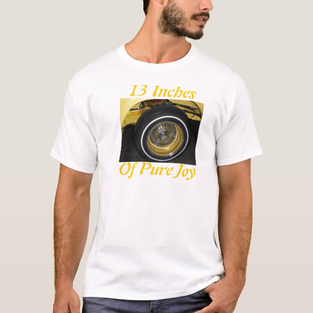 13 Zoll reine Freude T-Shirt (Vorderseite)