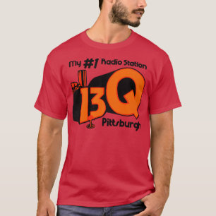 13Q Pittsburgh Retro Abgeschaltete Radiostation T-Shirt