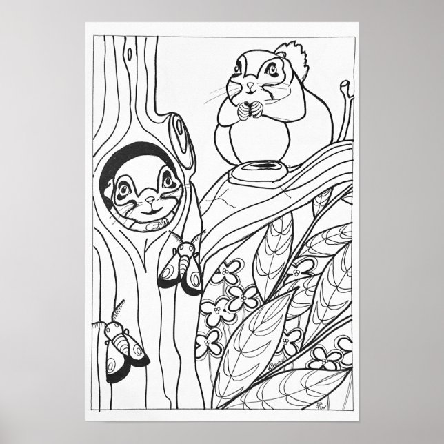 13x19 Farbplakat Sibirische Fliegeneisen Poster (Vorne)