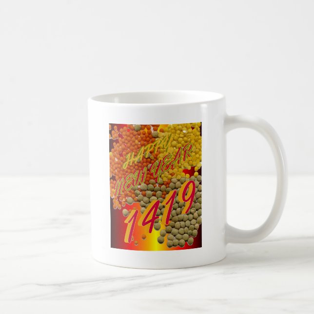 1419 Bengali-neues Jahr Kaffeetasse (Rechts)