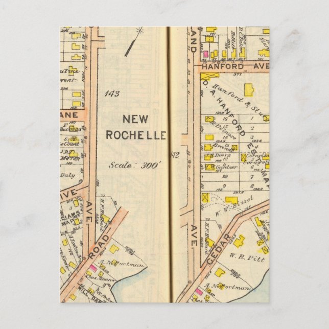 142143 New Rochelle Postkarte (Vorderseite)
