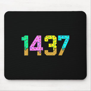 1437 Ich liebe dich für immer Meme Süße Eiscreme V Mousepad