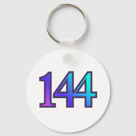 144 Angel Number Confirmation Schlüsselanhänger