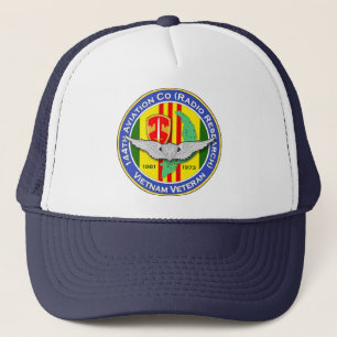 144th Avn Co Eisenbahn 2b - ASA Vietnam Truckerkappe