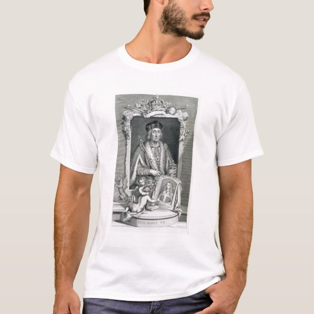 (1457-1509) König Henry-VII England ab 1485, a T-Shirt (Vorderseite)