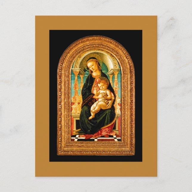 1470 Botticelli Feiertagspostkarte (Vorderseite)
