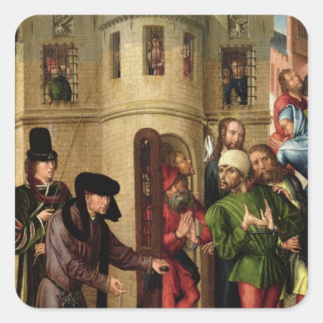 1470 QUADRATISCHER AUFKLEBER (Vorderseite)