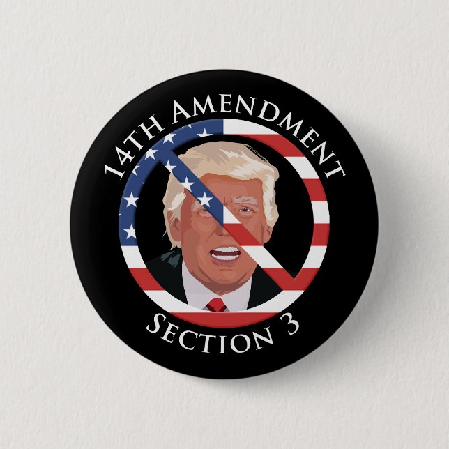 14. Änderung gegen Trump Button (Vorderseite)