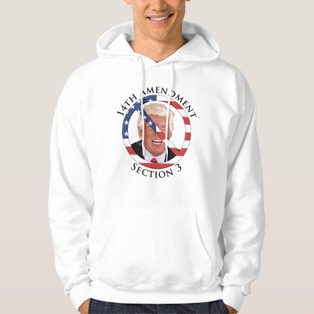 14. Änderung gegen Trump Hoodie (Vorderseite)
