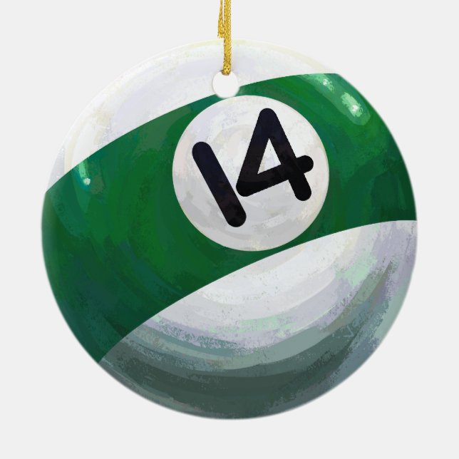 14 Ball Keramikornament (Hinten)