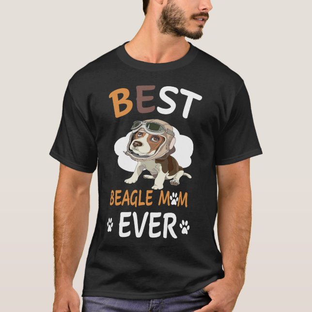 14 Beste Beagle-Mama je T-Shirt (Vorderseite)