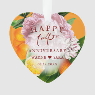 14. Blume + Fruchtehochtejubiläum Ornament