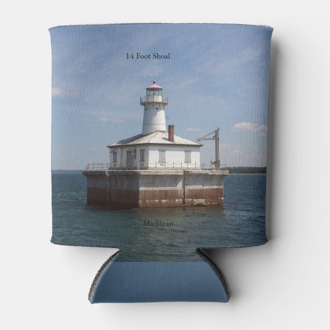 14 Foot Shoal Light kann kühler werden Dosenkühler (Vorderseite)