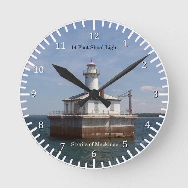 14 Foot Shoal Light Uhr (Vorderseite)