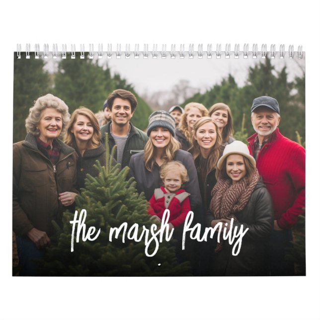 14 Foto Full Coverage Bilder Minimal Design Famili Kalender (Titelbild)