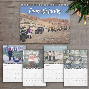 14 Foto-Vollabdeckung - Ein Foto pro Monat Kalender