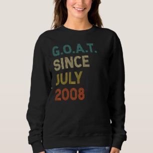 14. Geburtstag 14 Jahre alte Ziege seit Juli 2008 Sweatshirt