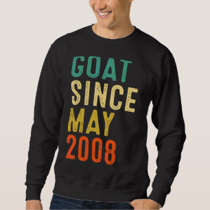 14. Geburtstag 14 Jahre alte Ziege seit Mai 2008 V Sweatshirt