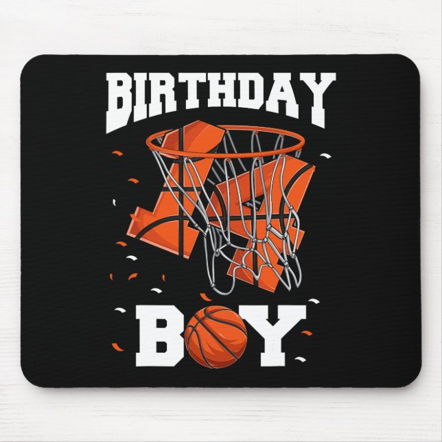14. Geburtstag Basketball Kinder Mousepad (Vorne)