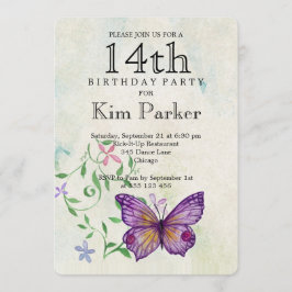 14. Geburtstag Einladung