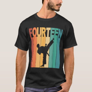 14. Geburtstag Karate Taekwondo Thema 14 Jahre alt T-Shirt