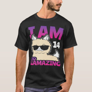 14. Geburtstag Llama 14 Jahre Phantastisch seit 20 T-Shirt