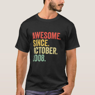 14. Geburtstag Phantastisch seit Oktober 2008 14 J T-Shirt