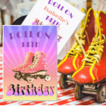 14. Geburtstag Retro Roller Skate Lila Sunbeam Einladung<br><div class="desc">Eine thematische 14. Geburtstagsfeier mit einem großen Rollenpaar Skate. Ändern Sie einfach die Informationen für Ihre eigene Geburtstagseinladung. Lila und gelbe Sonnenstrahlen sind ebenfalls auf der Karte zu sehen,  die einen 14. Geburtstag ausweist. Von einer Reihe individueller persönlicher stationärer Arbeiten aus Chessie's Fine Designs.</div>