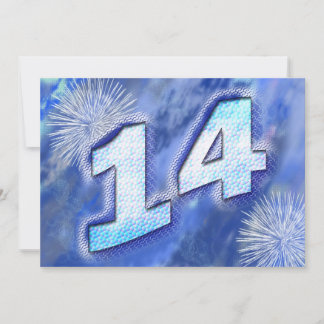 14. Geburtstagsparty Einladung
