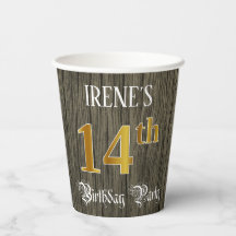 14. Geburtstagsparty - Imitate Gold & Imitate Wood