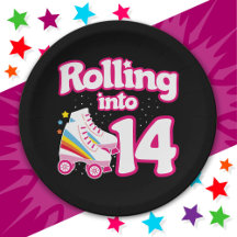 14. Geburtstagsroller Skaten 14 Jahre alter Skate